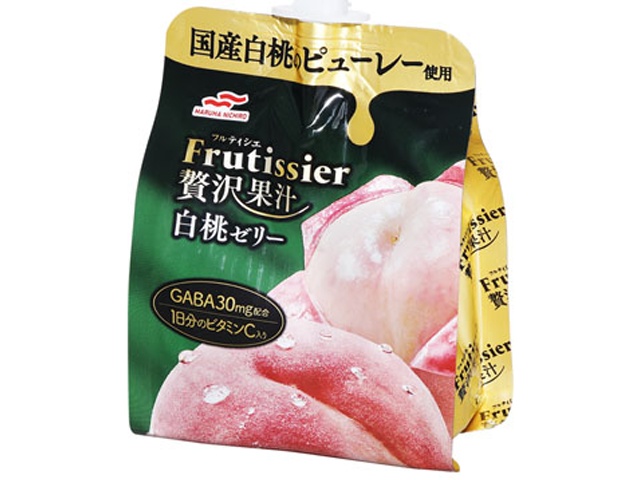 マルハニチロ フルティシエ贅沢果汁白桃 １５０ｇ 【新商品 9/1 発売】 △ 【購入入数６個】