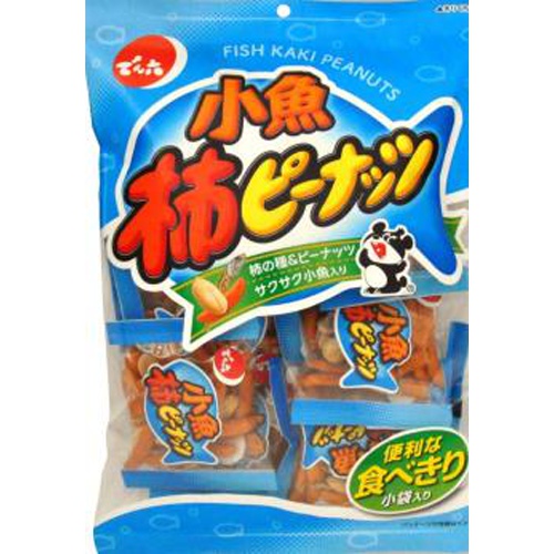 でん六 小魚柿ピーナッツ ９６ｇ △ 【購入入数１２個】