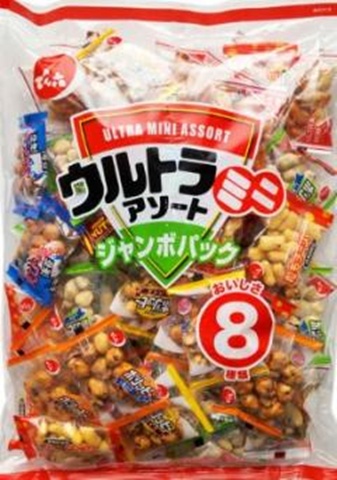 でん六 ウルトラミニアソート ６２０ｇ 【新商品 9/20 発売】 □お取り寄せ品 【購入入数８個】