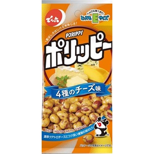 でん六 Ｅサイズポリッピー ４種のチーズ味４４ｇ △ 【購入入数１０個】