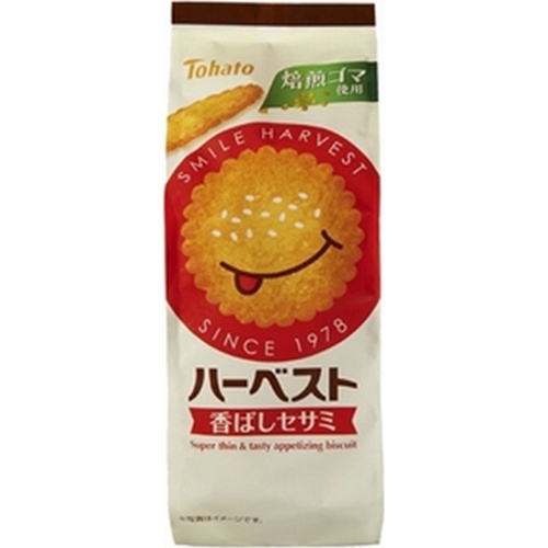 東ハト ハーベスト 香ばしセサミ８包 【今月の特売 菓子】 △ 【購入入数１２個】