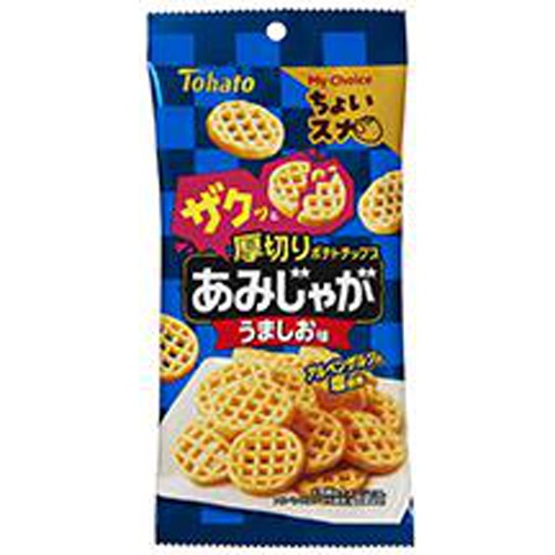 東ハト ちょいスナあみじゃが うましお味 ４０ｇ □お取り寄せ品 【購入入数６個】