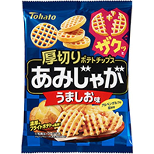 東ハト あみじゃが うましお味５５ｇ 【今月の特売 菓子】 【購入入数１２個】