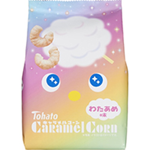 東ハト キャラメルコーン わたあめ味６２ｇ 【新商品 3/17 発売】 △ 【購入入数１２個】