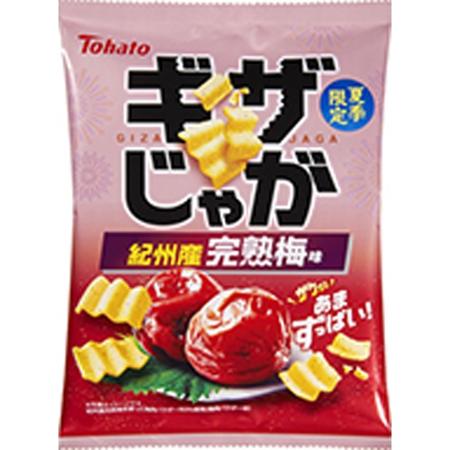 東ハト ギザじゃが 完熟梅味５３ｇ 【新商品 5/12 発売】 △ 【購入入数１２個】