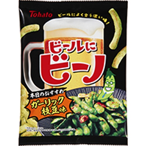 東ハト ビールにビーノ ガーリック枝豆味５１ｇ 【新商品 7/7 発売】 □お取り寄せ品 【購入入数２４個】