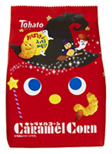 東ハト ７０ｇキャラメルコーン（ハロウィン） 【新商品 8/18 発売】【受注締 6/30 最短納品 8/20】 □お取り寄せ品 【購入入数２４個】