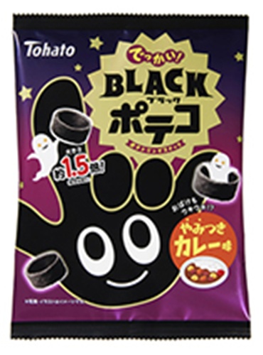 東ハト５０ｇでっかい！ブラックポテコやみつきカレー 【新商品 8/18 発売】【受注締 6/30 最短納品 8/20】 □お取り寄せ品 【購入入数２４個】