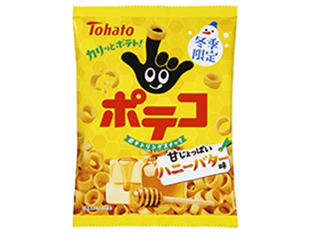 東ハト ポテコ ハニーバター味５２ｇ 【新商品 11/17 発売】 □お取り寄せ品 【購入入数２４個】