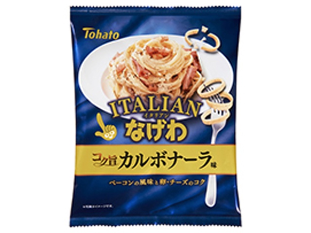 東ハト イタリアンなげわコク旨カルボナーラ味５０ｇ 【新商品 10/6 発売】 △ 【購入入数１２個】