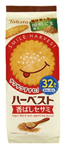 東ハト ８包ハーベスト 香ばしセサミ 【新商品 11/3 発売】 □お取り寄せ品 【購入入数２４個】