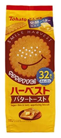東ハト ８包ハーベスト バタートースト 【新商品 11/3 発売】 □お取り寄せ品 【購入入数２４個】