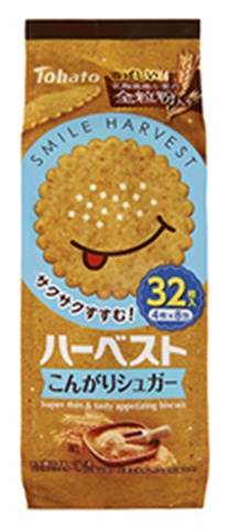 東ハト ８包ハーベスト こんがりシュガー 【新商品 11/3 発売】 □お取り寄せ品 【購入入数２４個】