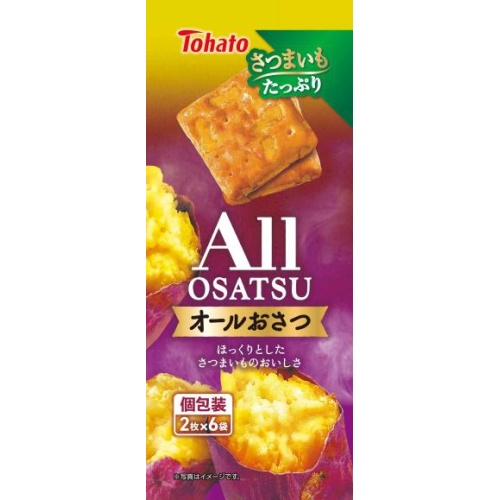 東ハト オールおさつ ２枚×６袋 【新商品 8/4 発売】 □お取り寄せ品 【購入入数２４個】