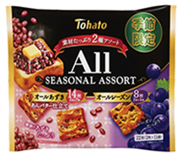 東ハト オールシーズナルアソート２枚×１１袋 【新商品 11/3 発売】 □お取り寄せ品 【購入入数１６個】