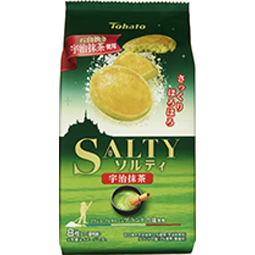 東ハト ソルティ 宇治抹茶８枚 △ 【購入入数１２個】