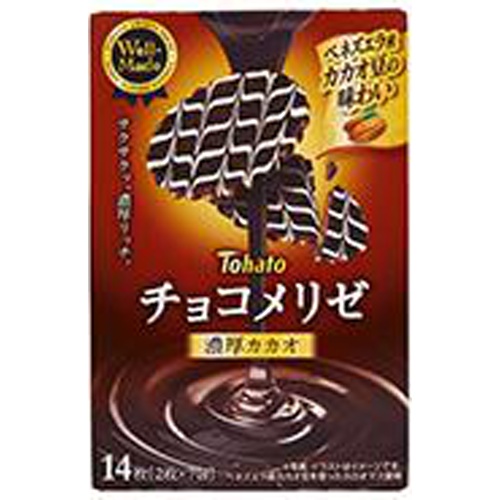 東ハト チョコメリゼ 濃厚カカオ１４枚） □お取り寄せ品 【購入入数６０個】