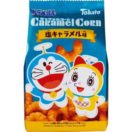 東ハト ドラえもんキャラメルコーン 塩キャラメル味 △ 【購入入数２４個】