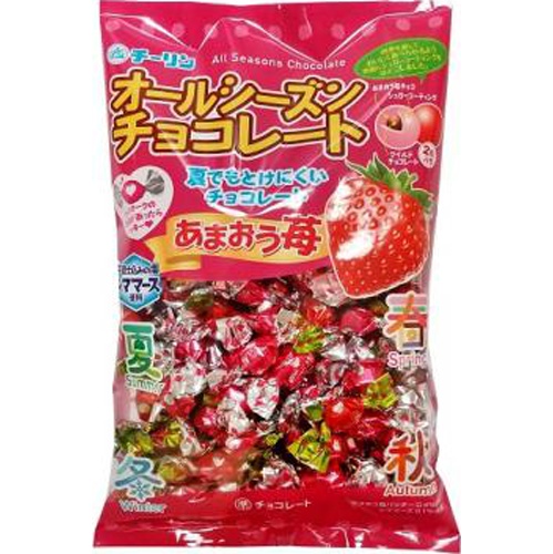 チーリン製菓 あまおう苺オールシーズンチョコ １００ｇ 【新商品 3/1 発売】  【購入入数１２個】