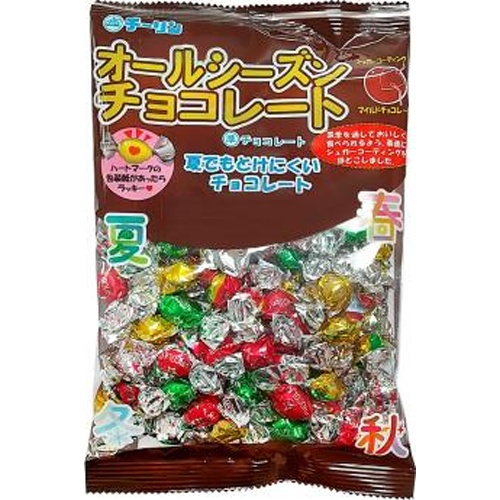 チーリン製菓 オールシーズンチョコ１００ｇ  【購入入数２４個】