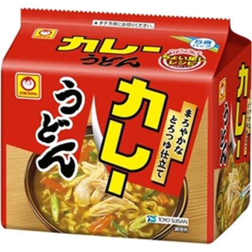 マルちゃん（袋５食）カレーうどん甘口 【今月の特売 麺類】 △ 【購入入数６個】