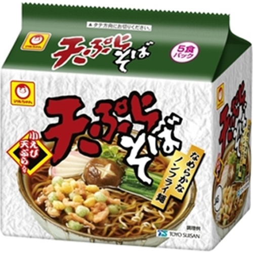 マルちゃん（５食）天ぷらそば 【今月の特売 麺類】 △ 【購入入数６個】