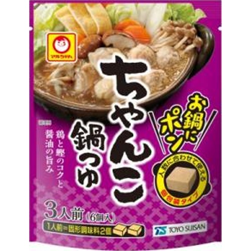 マルちゃん お鍋にポン ちゃんこ鍋つゆ６個 □お取り寄せ品 【購入入数３０個】