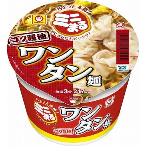 マルちゃん ミニまる コク醤油ワンタン麺 △ 【購入入数１２個】