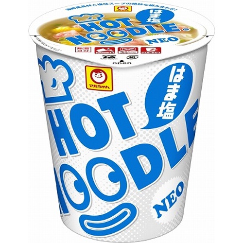 マルちゃん ホットヌードルＮＥＯはま塩 【今月の特売 麺類】 □お取り寄せ品 【購入入数１２個】