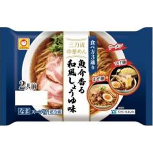 マルちゃん 三刀流魚介香る和風しょうゆ味２人前 □お取り寄せ品 【購入入数６個】