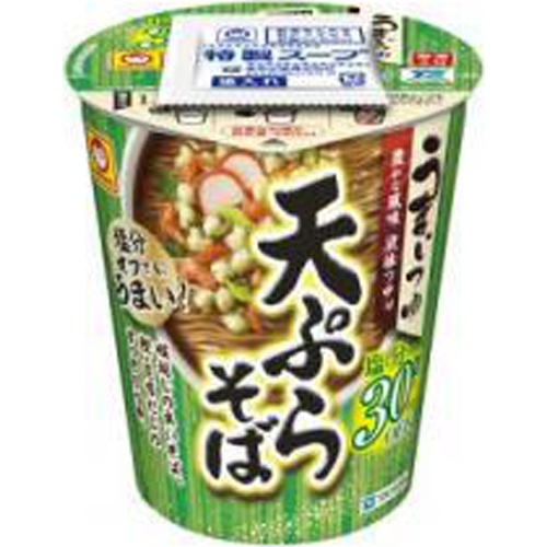 マルちゃん うまいつゆ 塩分オフ天ぷらそば 【今月の特売 麺類】 □お取り寄せ品 【購入入数１２個】