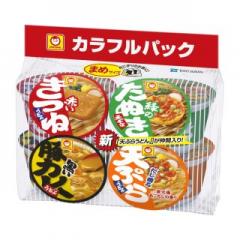 マルちゃん まめカラフルパック４食入り 東 □お取り寄せ品 【購入入数６個】