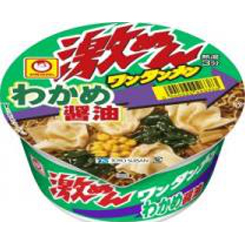 マルちゃん 激めんワンタンメンわかめ醤油 【今月の特売 麺類】 □お取り寄せ品 【購入入数１２個】