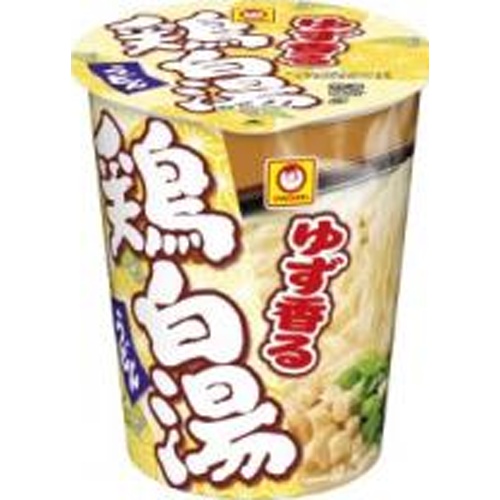 マルちゃん 縦型ビッグゆず香鶏白湯うどん 【新商品 6/2 発売】 △ 【購入入数１２個】