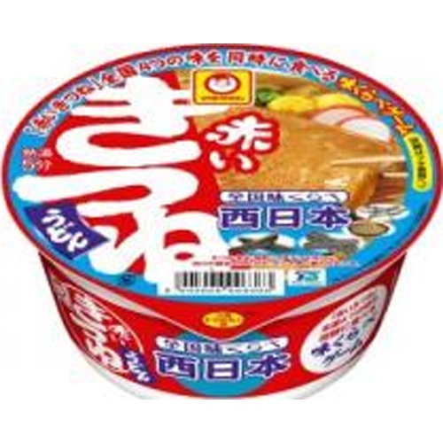 マルちゃん 全国味くらべ赤いきつね西 【新商品 6/30 発売】【数量限定】 【今月の特売 麺類】 【購入入数１２個】