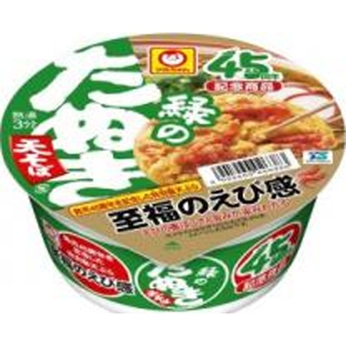 マルちゃん 緑のたぬき天そば４５周年東 【新商品 8/25 発売】 【今月の特売 麺類】 【購入入数１２個】