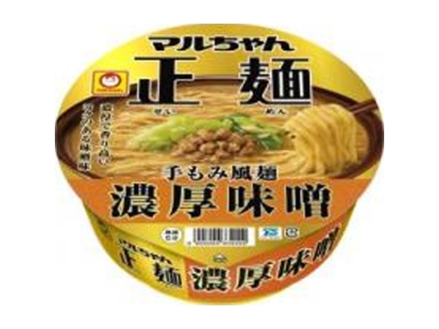 マルちゃん 正麺カップ濃厚味噌 【新商品 9/22 発売】  【購入入数１２個】