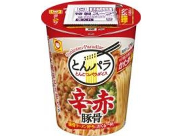 マルちゃん とんこつパラダイス辛赤豚骨 【新商品 11/17 発売】 △ 【購入入数１２個】