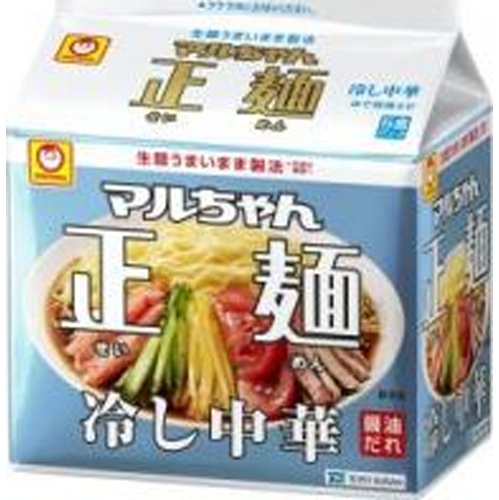 マルちゃん 正麺冷し中華 ５食パック 【今月の特売 麺類】 △ 【購入入数６個】