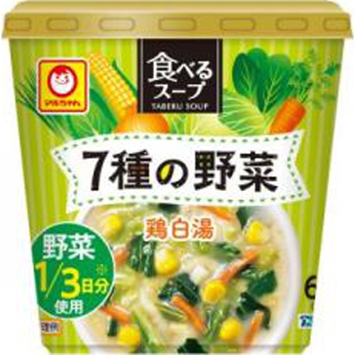 マルちゃん 食べるスープ ７種の野菜鶏白湯 △ 【購入入数６個】