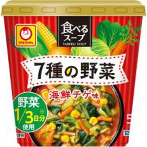 マルちゃん ７種の野菜スープ 海鮮チゲ味 △ 【購入入数６個】