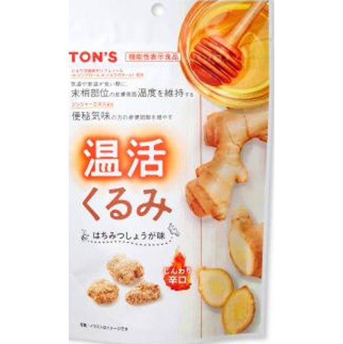 東洋ナッツ 温活くるみ はちみつしょうが味６４ｇ 【今月の特売 菓子】 □お取り寄せ品 【購入入数１０個】