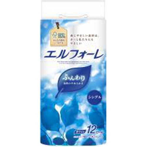 エルフォーレ トイレットティシュー１２Ｒシングル □お取り寄せ品 【購入入数６個】