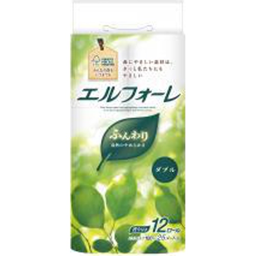 エルフォーレ トイレットティシュー１２Ｒダブル  【購入入数１個】