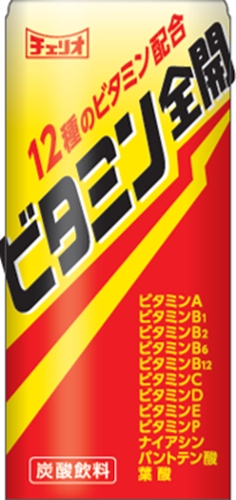 チェリオ ビタミン全開５００ｇ缶 【今月の特売 飲料水】 □お取り寄せ品 【購入入数２４個】