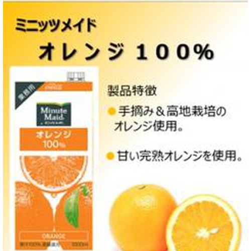 ミニッツメイド オレンジ紙 １Ｌ □お取り寄せ品 【購入入数６個】