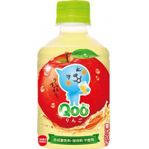 Ｑｏｏ りんご Ｐ２８０ｍｌ 【今月の特売 飲料水】 □お取り寄せ品 【購入入数２４個】