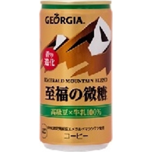 ジョージア エメラルドマウンテン至福の微糖１８５ｇ 【今月の特売 飲料水】 △ 【購入入数３０個】