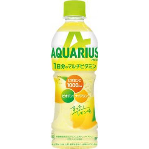 アクエリアス １日分のマルチビタミンＰ５００ｍｌ 【今月の特売 飲料水】 □お取り寄せ品 【購入入数２４個】