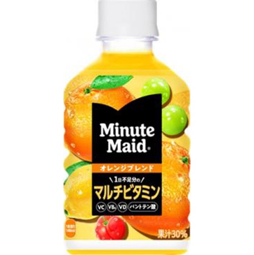 ミニッツメイド オレンジマルチビタミンＰ２８０ｍｌ 【新商品 3/25 発売】 【今月の特売 飲料水】 □お取り寄せ品 【購入入数２４個】